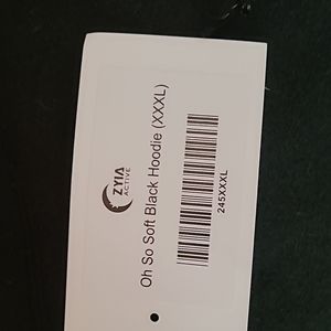 Zyia black oh so soft hoodie